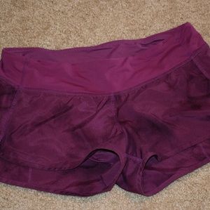 lululemon speed shorts 6